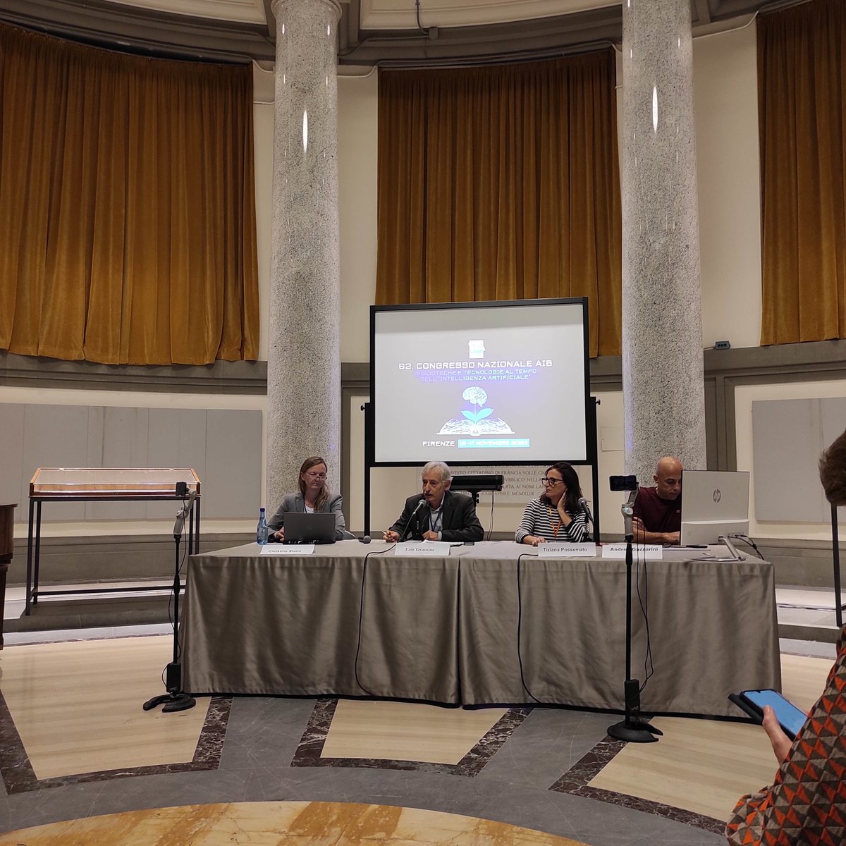 Cypse75's tweet photo. 💻 Like all information technologies, #AI has made its way into #libraries.  What impact does it have on our jobs, and how can we  become mediators of these new tools for our users? Here are just some of  the issues discussed at the @AIB_it National  Congress in  last week. https://t.co/PB1PDrExw8