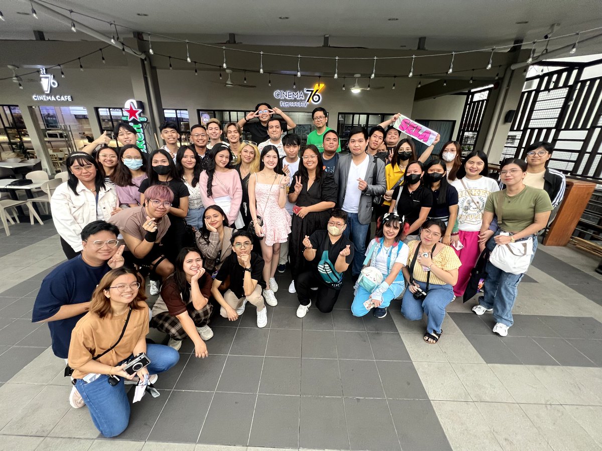 SELAphimOFC's tweet photo. Thank you to all the fans, friends, and family who attended our block screening for Sela!

Thank you to the cast of the movie for showing your support for Sela.

Please watch Ma'am Chief out now in theatres nationwide! 

@pulpstudiosph @happeehour @KringKim @selaguia #MaamChief https://t.co/cpPVbIzxy3