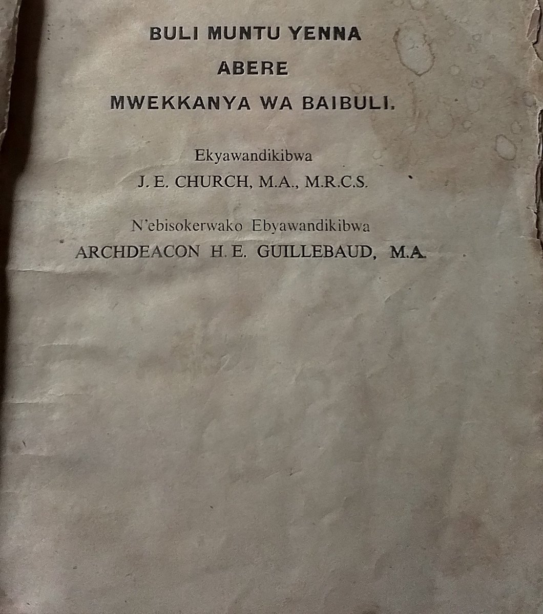 sejudav's tweet photo. 3- Dr Church(founding father of East African Revival Movement),in his book THE TRAVELLER-OMUTAMBUZE;👇dwells on this issue of Flesh: he summarizes it: OMUBIRI(FLESH)-OBUZALIRANWA BW'OMUNTU. In effect,like what you are saying, Christianity was EXCLUSIVELY ANTI AFRICAN CULTURE. Not https://t.co/LonFp8Vvse
