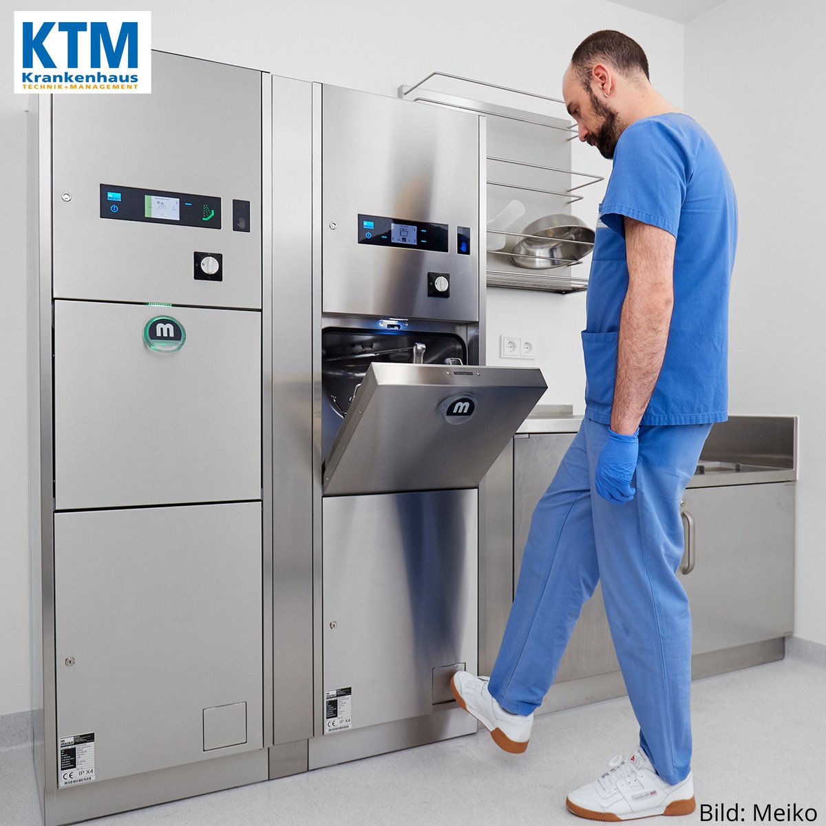 ktm_journal's tweet photo. KTM 11/23: Wer ein Produkt verbessern will, fragt am besten bei denen nach, die tagtäglich damit arbeiten. Automatisches Assistenzsystem hilft Bedienfehler zu vermeiden.
#steckbeckenspüler #hygiene #hygienisch #krankenhaus #pflege #arbeitserleichterung https://t.co/8QuflUpM6Q