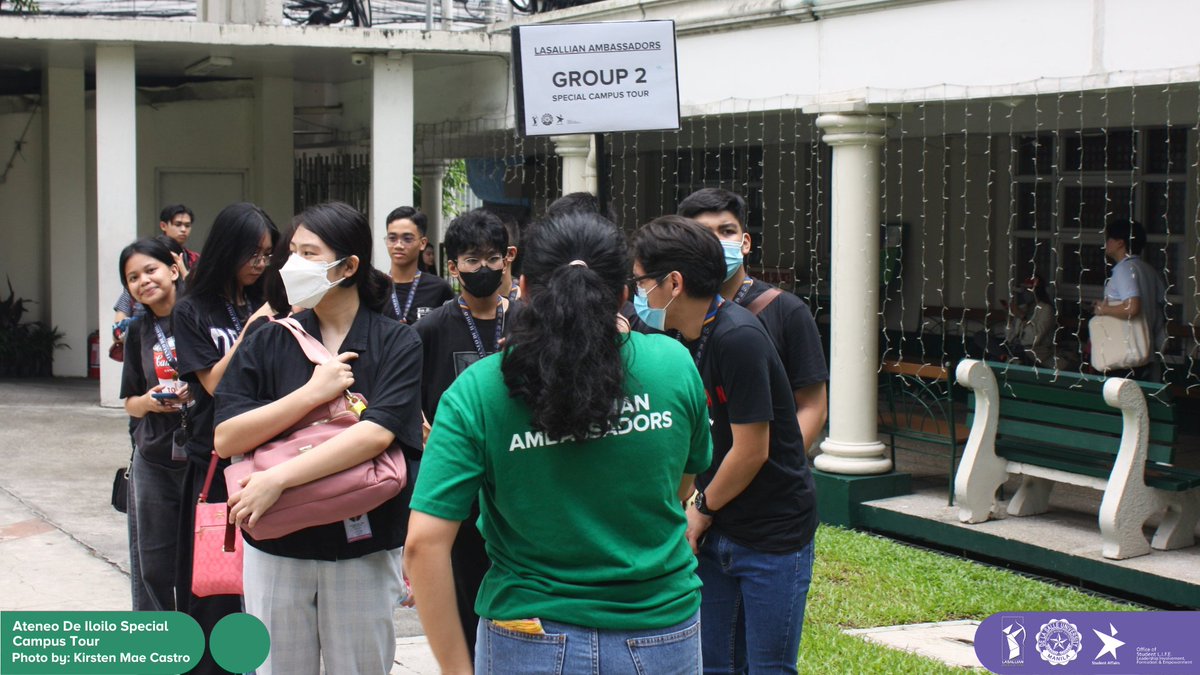 DLSU_LAMB's tweet photo. On September 25, students and faculty of Ateneo De Iloilo-SMCS toured the campus of De La Salle University with the help of our Lasallian Ambassadors. 😊💚 We hope that we see you around campus in the future!🏹 https://t.co/zCSk3cNnG2