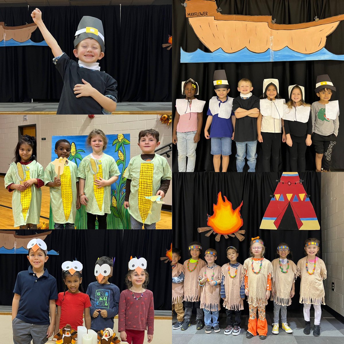 MTA_MrsTipton's tweet photo. 🎬 Lights, camera, act! Presenting the cast of “The First Thanksgiving” play! What cutie 🥧🥧! #beyourown🌈 @susannahplease @Coach_Newton22 https://t.co/GiO3HKFJlh