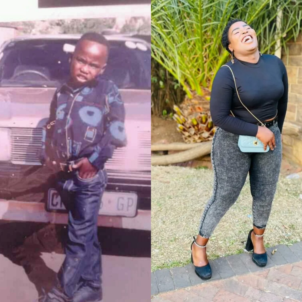 Lebohang_Tsotet's tweet photo. #TransDayOfRemembrance 

Me at 4 yrs vs me at 27 https://t.co/2Y9M6Dq93p