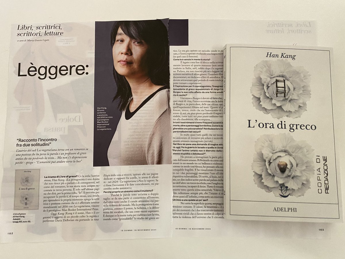 L'ora di greco dovesse essere sintetizzato in qualche domanda, le mie sarebbero queste: "Volendo abbracciare la vita da esseri umani, con quale parte di noi è possibile? E quanto possiamo avanzare verso la luce, con la nostra ostinazione?
Han Kang, L’ora di greco

<a href="/IOdonna/">iodonna</a>