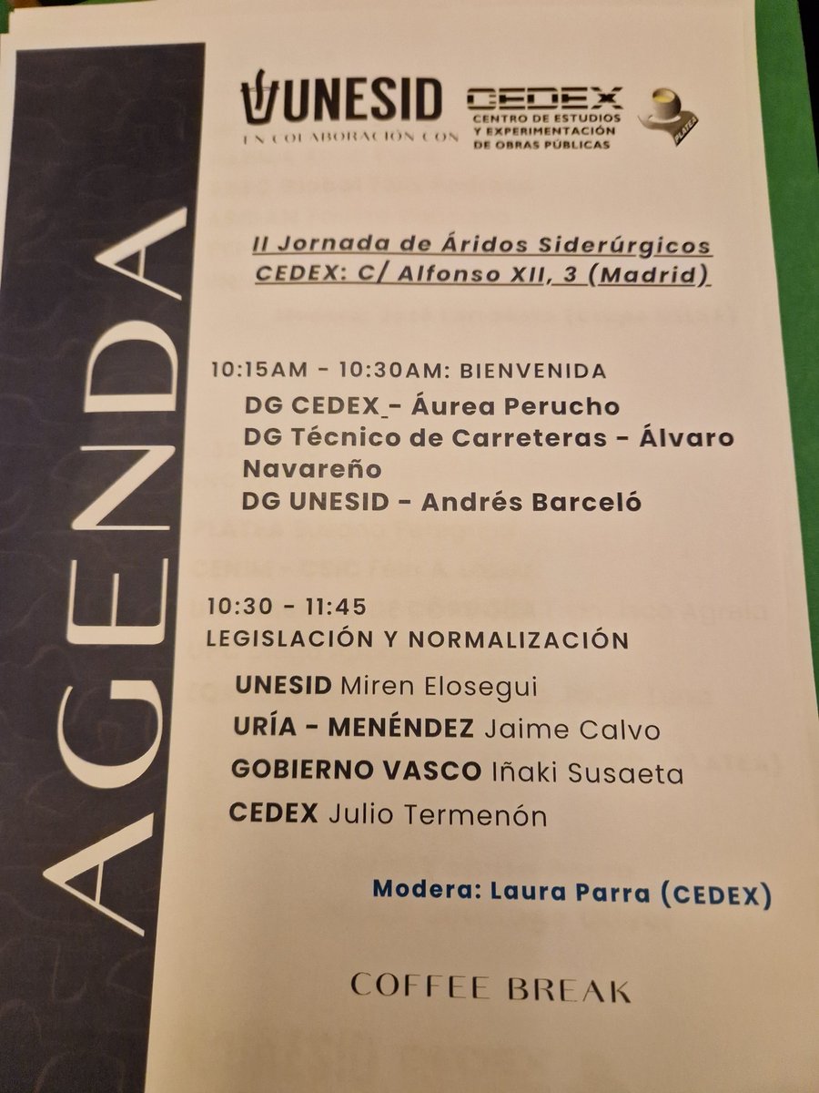AridosAsidan's tweet photo. Hoy participamos en las II Jornadas de Áridos Siderúrgicos organizada por el @UNESID y @CEDEX_es .
Gracias por  contar nuevamente con nosotros. https://t.co/LYwKpQzffW