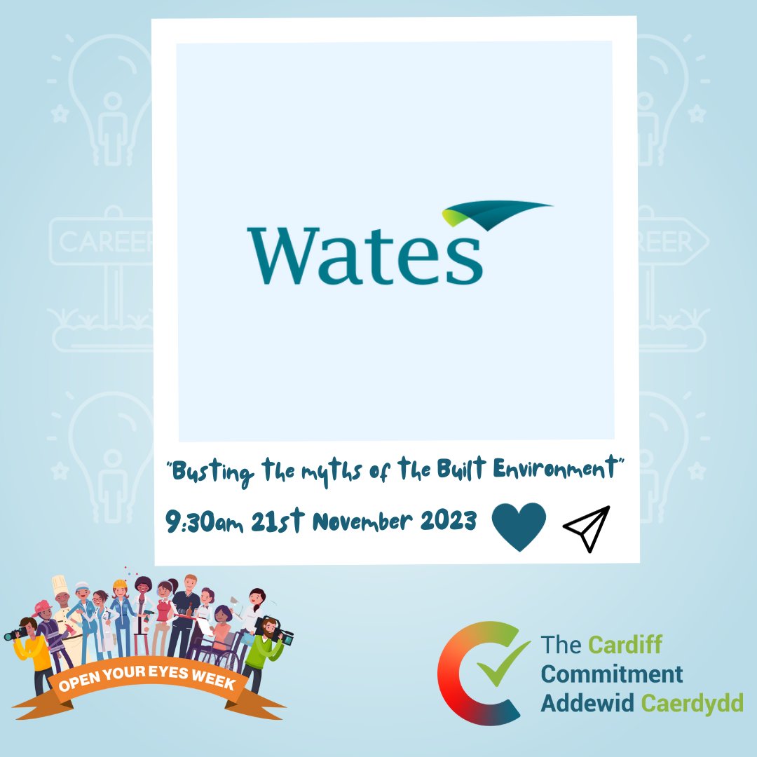 CdfCommitment's tweet photo. This morning year 5 and 6 pupils across Cardiff will hear from @WatesGroup in their #OYEWNov2023 workshop, ‘Busting the Myths of the Built Environment’ The #CardiffCommitment aim is to work together to be a city that inspires its children and young people towards a better future https://t.co/2NGQWEe55h