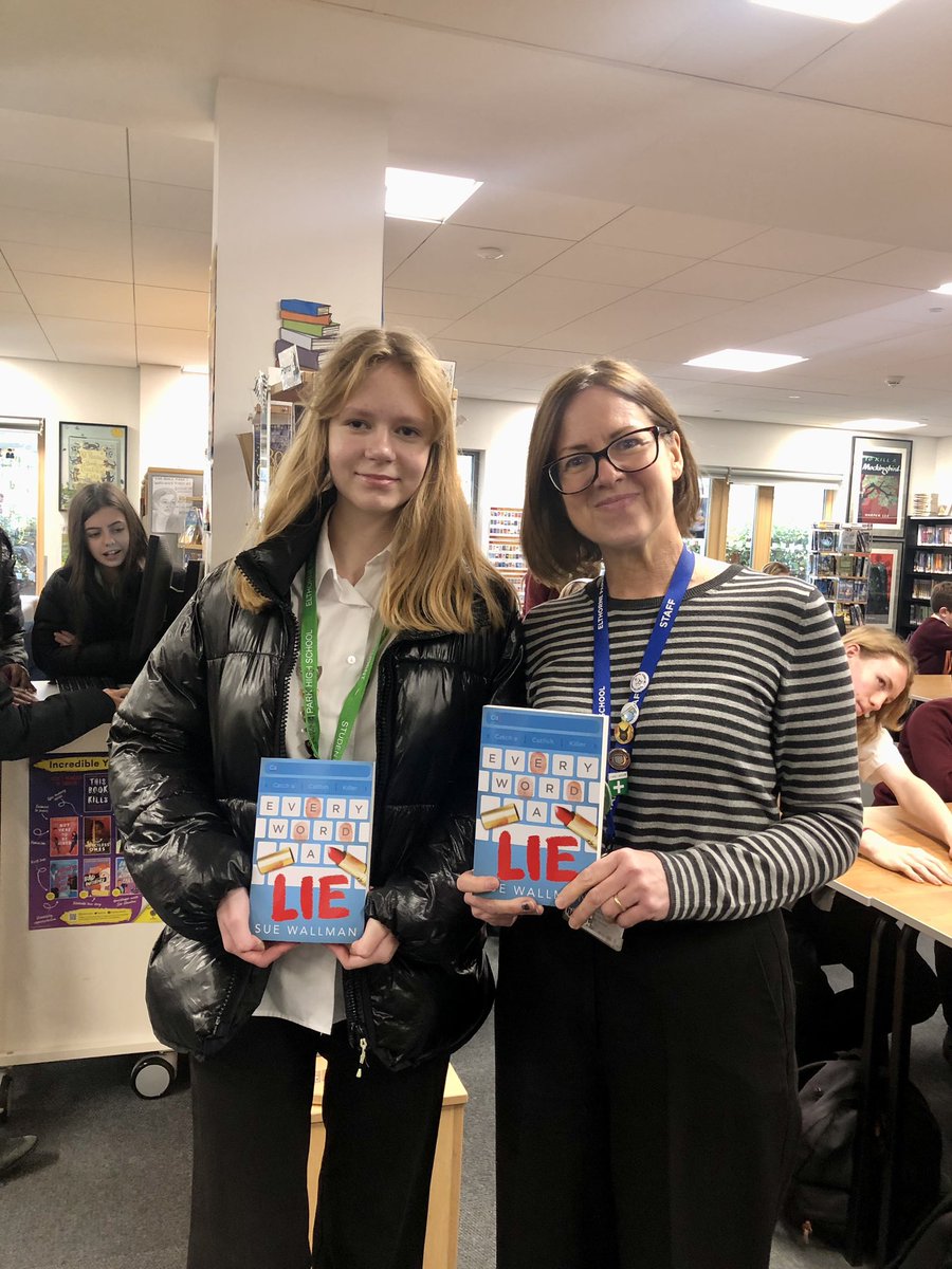 EPHS Library (@ephs_library) on Twitter photo Very happy to receive our signed copies of Every word a lie by <a href="/SueWallman/">Sue Wallman</a> today. If you’re after a gripping murder mystery full of twists, tension and suspense, come and get it! #readingatelthorne 📚 Very happy to receive our signed copies of Every word a lie by <a href="/SueWallman/">Sue Wallman</a> today. If you’re after a gripping murder mystery full of twists, tension and suspense, come and get it! #readingatelthorne 📚