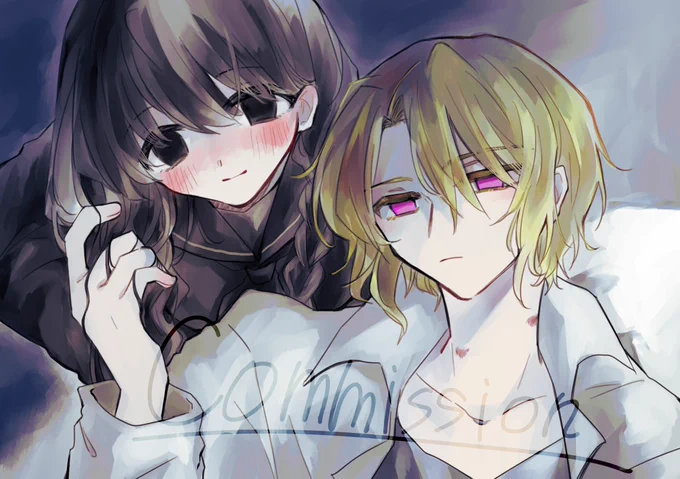 出せる範囲をそっと ありがとうございました……! #Skeb #Commission
