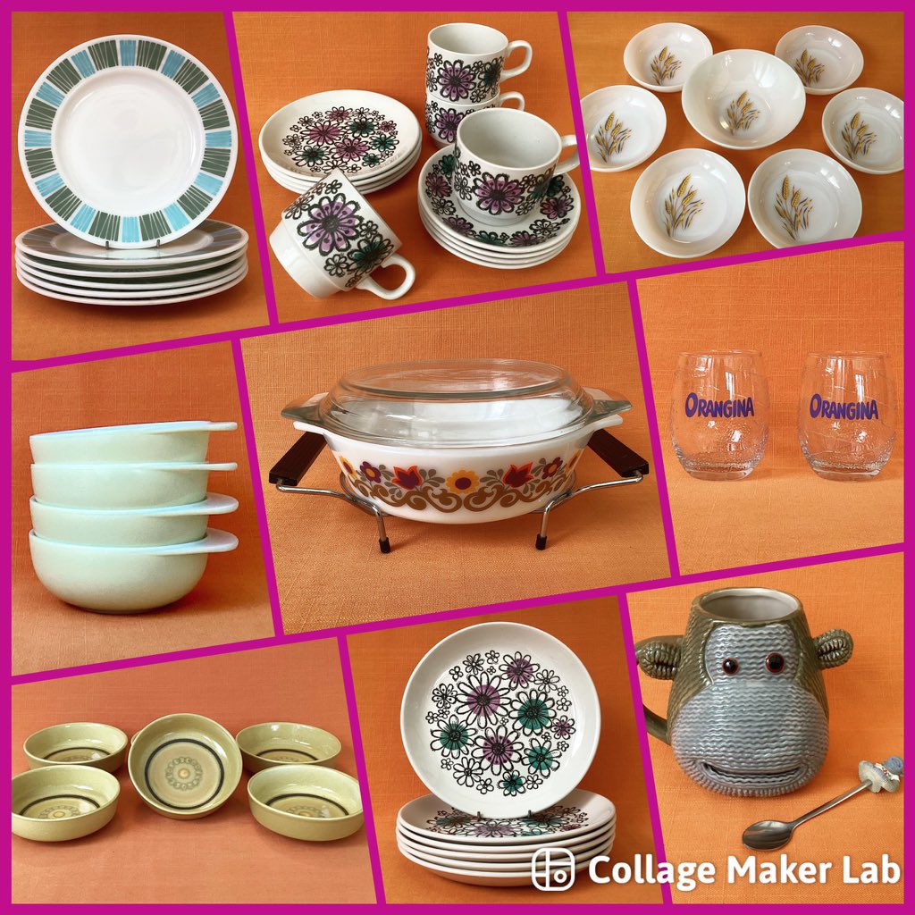 Morning all 👋
I haven’t shared any new listings for yonks - mainly coz it’s been too dreary out there to take photos! So here’s my latest crop of newbies:

⭐️ Plus my #BlackFriday sale has started with 25% off everything ⭐️

#retrosale #vintagesale #1970skitchen #retrotableware