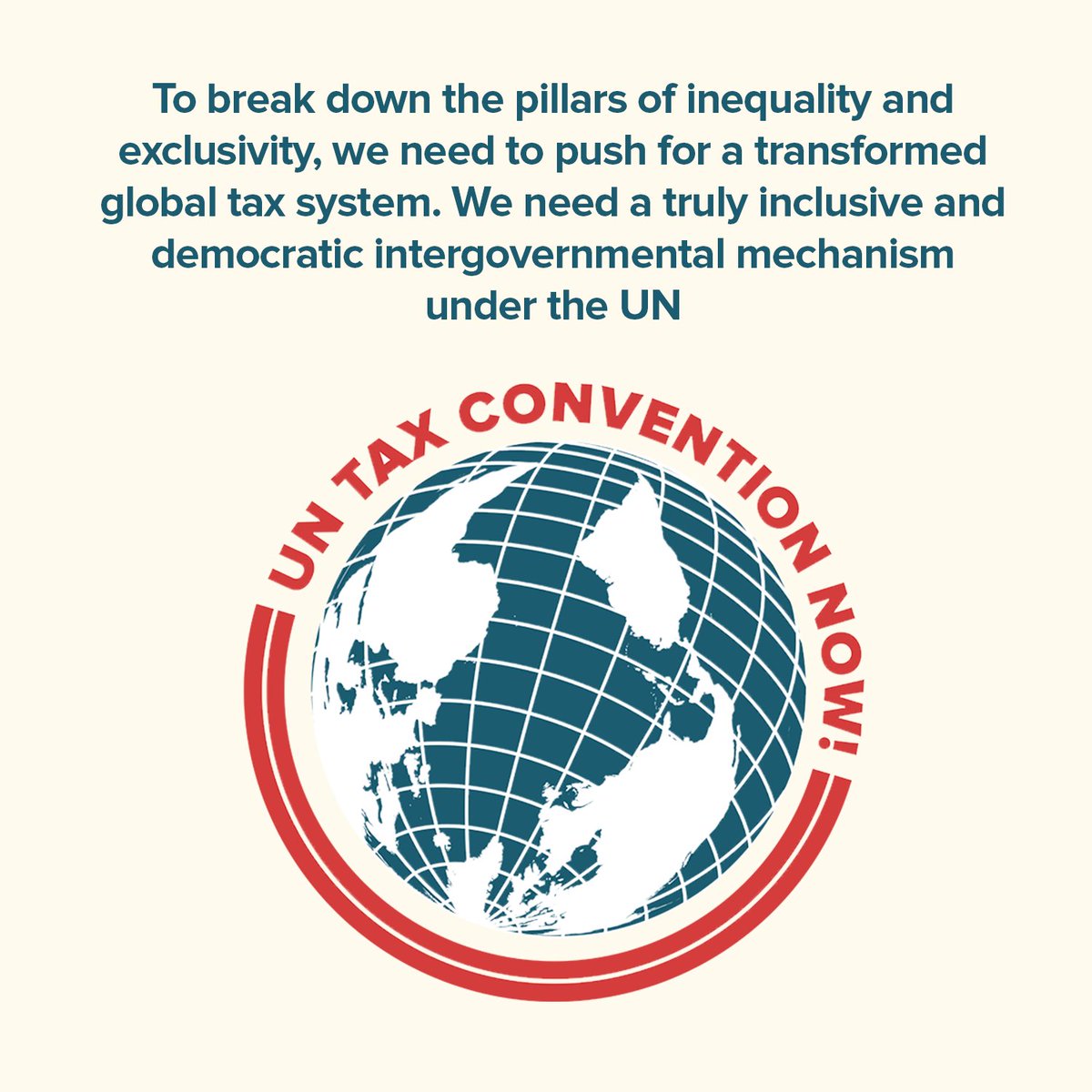 Eurodad (@eurodad) on Twitter photo 🌐 To break down the pillars of inequality and exclusivity, we need to push for a transformed global #tax system. We need a truly inclusive and democratic intergovernmental mechanism under the <a href="/UN/">United Nations</a>, where every nation stands on equal footing.
📢We need a #UNTaxConvention now! 🌐 To break down the pillars of inequality and exclusivity, we need to push for a transformed global #tax system. We need a truly inclusive and democratic intergovernmental mechanism under the <a href="/UN/">United Nations</a>, where every nation stands on equal footing.
📢We need a #UNTaxConvention now!