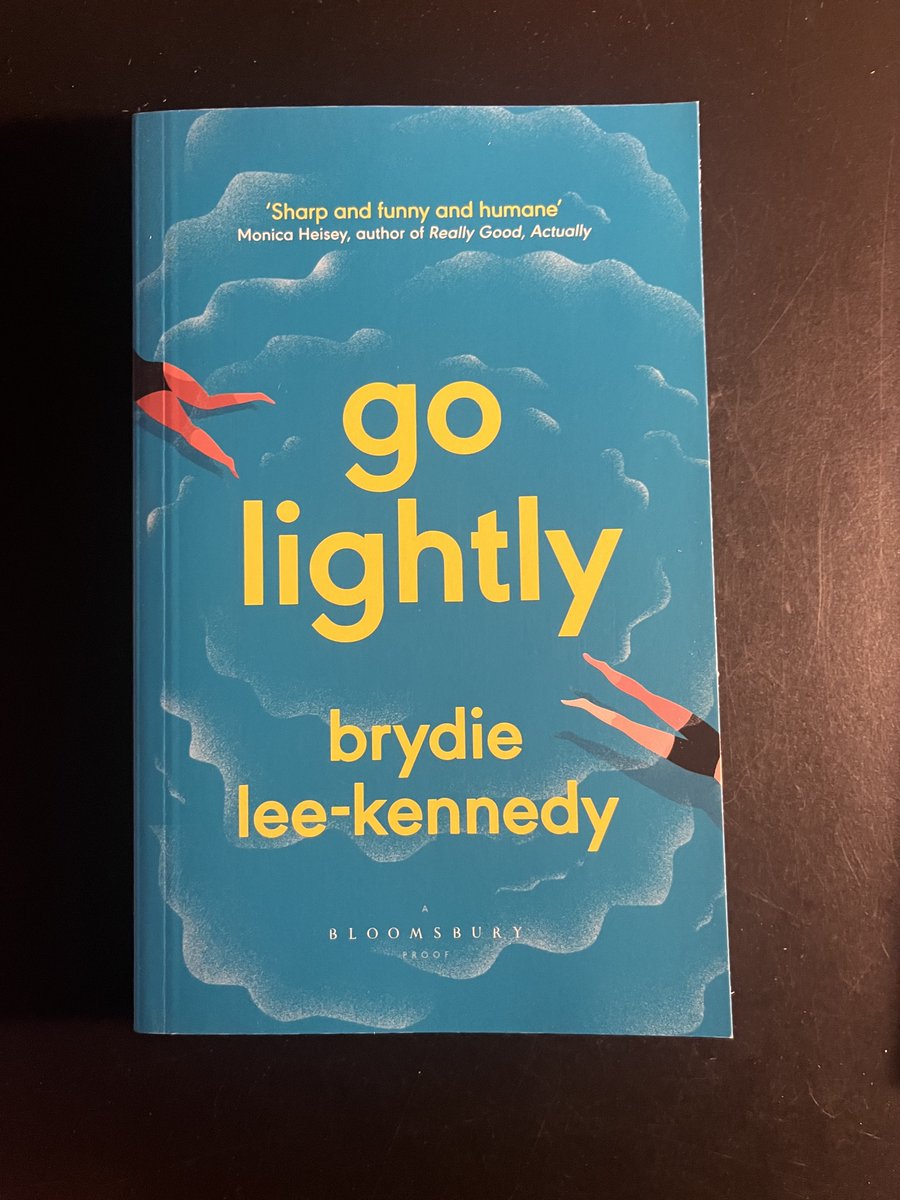 And 'Go Lightly' is a 'sharp, funny and humane' comedy, the debut from, that asks 'Why shouldn't a life be lived for pleasure'. It's the debut novel from @BrydieLK, out in March...