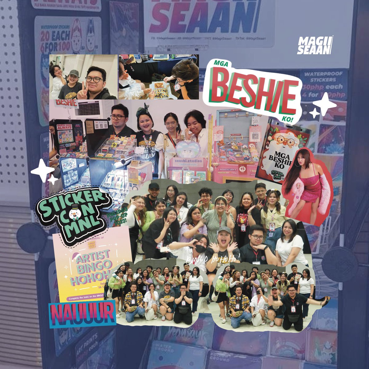 MagiiSeaan's tweet photo. Thank you for supporting us last weekend @StickerConMNL #StickerConMNLHoliday
Love u my Mga Beshie Ko and mga ka BINGO HOHOHO!! 🌟
Shoutout kay @maaax_mnl for the photos HAHA
#artph #stickerconmnl #BINGOHOHOHOSaStickercon https://t.co/gGjNbfjPFB