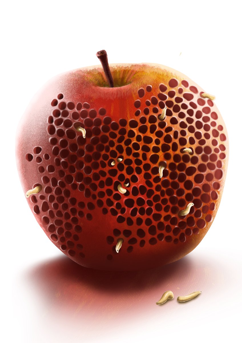 fasonarts's tweet photo. 🩸PROJECT PHOBIA🩸
Trypophobia is a condition characterized by an intense, irrational fear or aversion to clusters of small holes, bumps or patterns
➡TRYPOPHOBIA👉NFT available 🔥
#NFTart #NFTartist #NFTCommunity #KingPRomulus #NFTs #NFTCollector #KatoOGgo #nft #cleanNFT
👉📌 https://t.co/GvlbyEfWJW