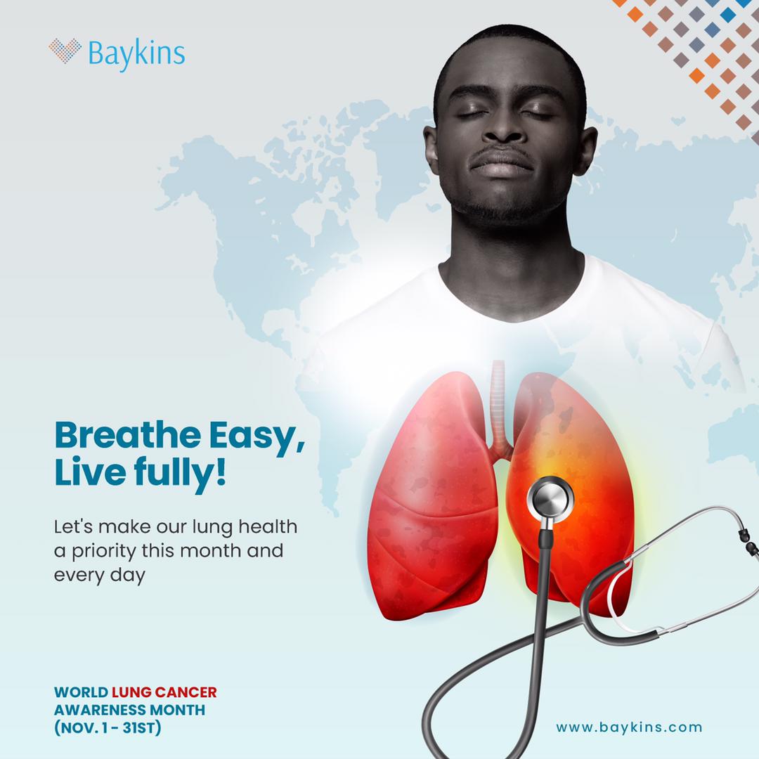 Breathing is a gift. Let's use our breath to raise awareness. 

November is World Lung Cancer Awareness Month, a time to educate, inspire, and stand together against lung cancer. 

#Baykins #Baykinsgroup  #Worldlungcancerawarenessmonth #lungs #lungcancer #awareness #BreathStrong