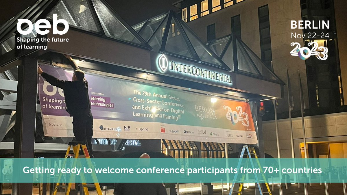 OEBconference's tweet photo. We are buzzing with excitement as we diligently prepare behind the scenes for the much-anticipated OEB Global Conference 2023! Our team is hard at work as we gear up to welcome participants from around the globe! See you in Berlin! #OEB23 https://t.co/J0DnJF7Top https://t.co/kDKaVaOLsr