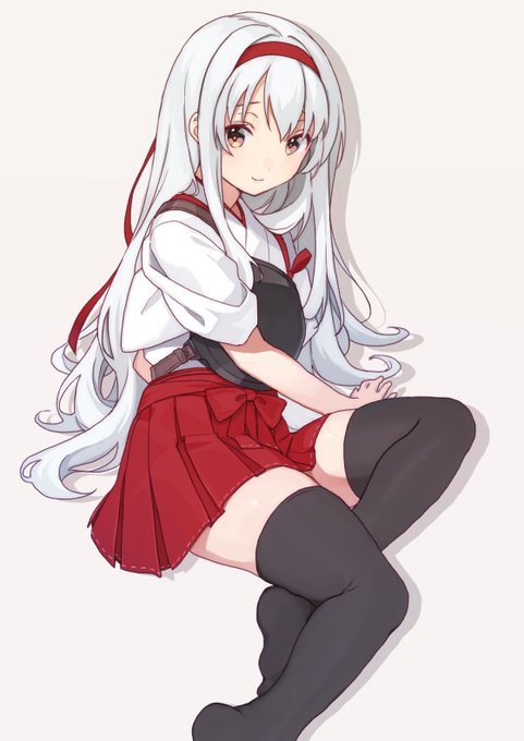お題箱から、黒ニーソ翔鶴 #艦これ 