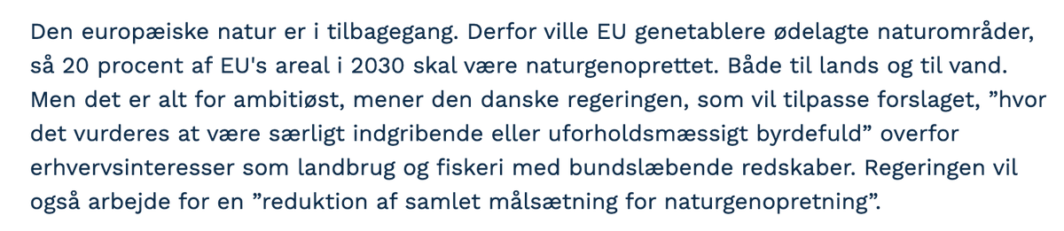 AlexanderDDT's tweet photo. Det her må aldrig glemmes. SVM-regeringens tilgang til naturbeskyttelse er den mest skadelige vi har set i nyere tid. Det kan måle sig med det katastrofale show vi så i 2016, med #Gyllegate mm. Der bliver ikke lagt skjul på, at naturen skal under bussen.
https://t.co/yG7MjHHDZH https://t.co/CwwaC2B72G