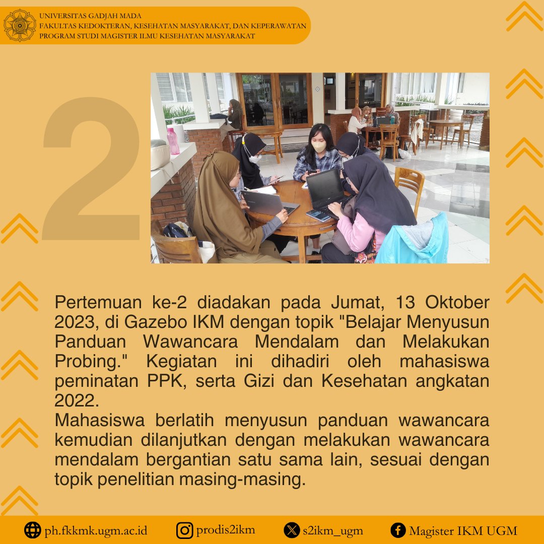 S2 Ilmu Kesehatan Masyarakat, UGM tweet media
