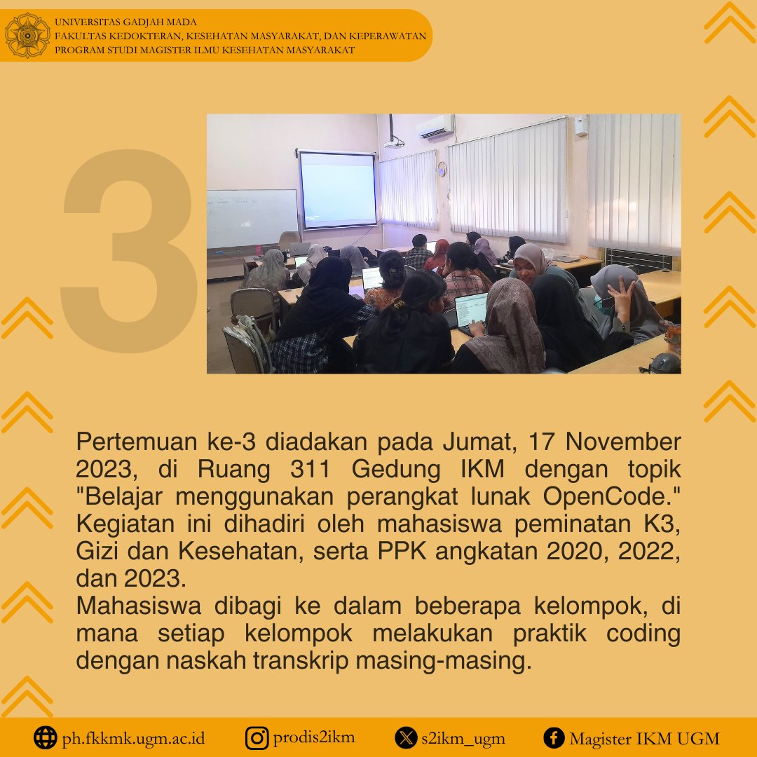 S2 Ilmu Kesehatan Masyarakat, UGM tweet media