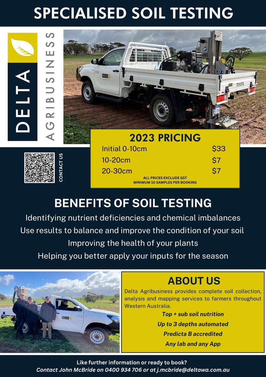 Ever wondered how your soil's doing? We can test it for you!  Reach out to John McBride for more details 🧑‍🌾