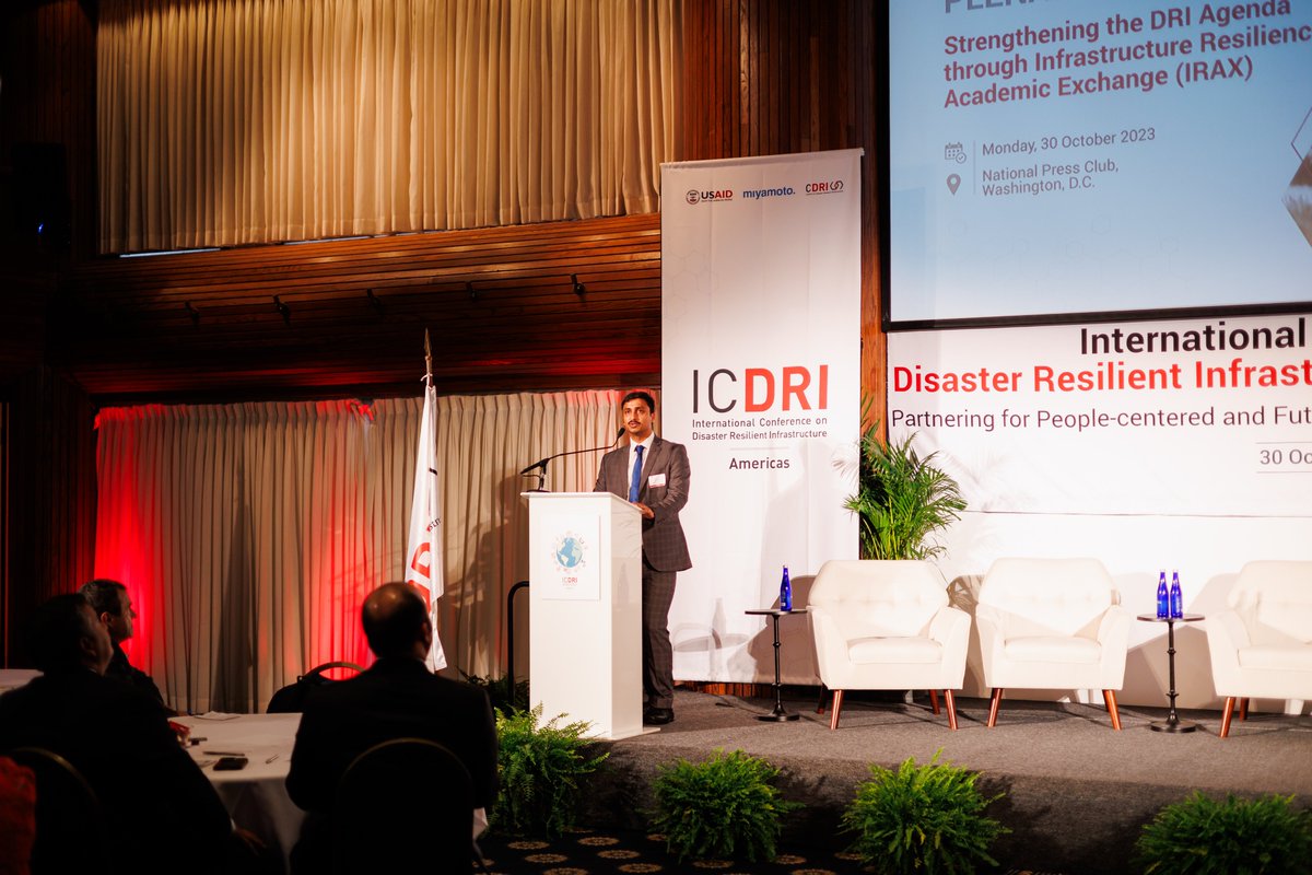 cdri_world's tweet photo. #ICDRIAmericas opened up avenues for strategic partnerships with higher education institutions through @cdri_world's knowledge initiative, Infrastructure Resilience Academic eXchange, #IRAX.
#resilientinfrastructure https://t.co/PU8HvhgkKi