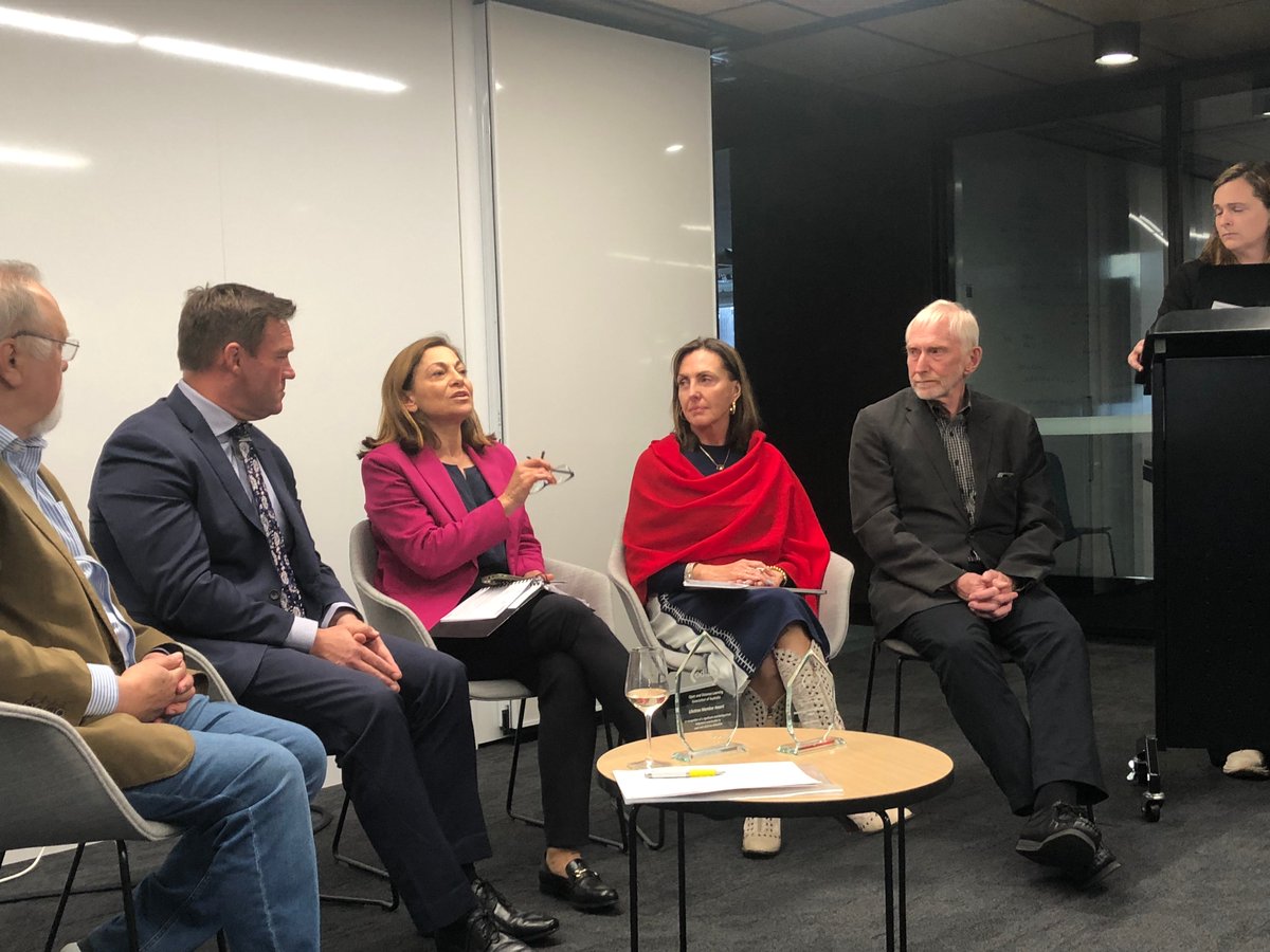 Interesting panel discussion with thought leaders from k-12, VET and HE.