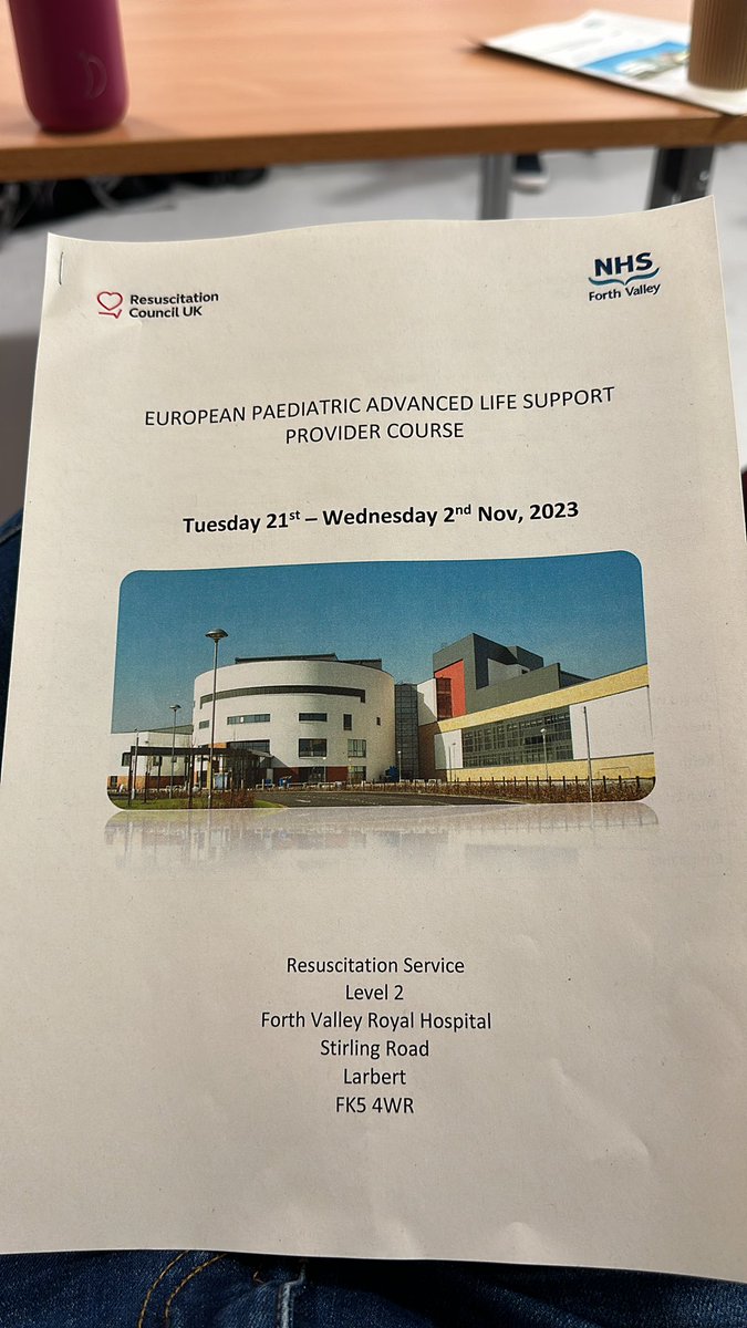 ScotEmergCare's tweet image. #epals #forthvalleyhospital #cpd