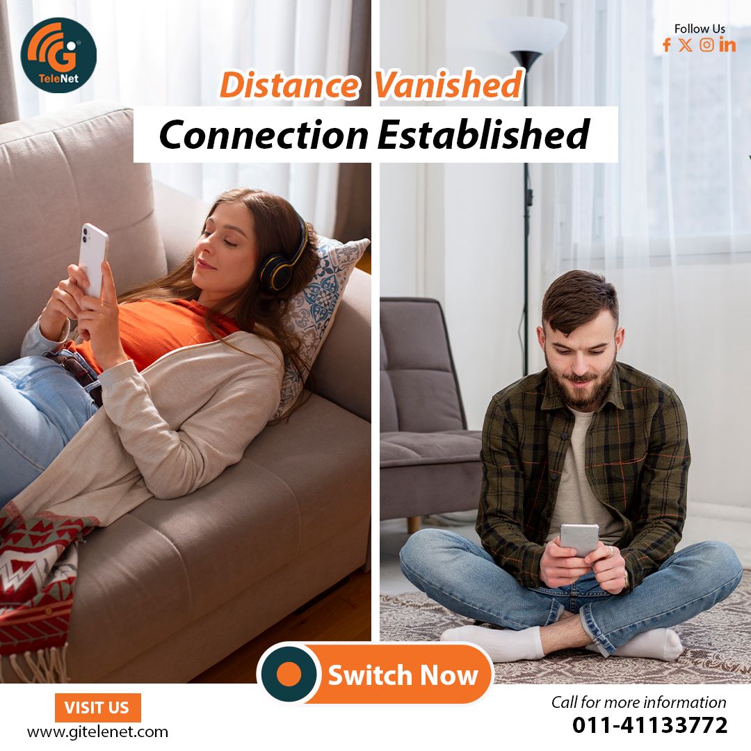 gitelenet's tweet photo. "Distance Vanished, Connection Established. 🌐💬"
Visit our website for more information at https://t.co/AiOQSWwBH7 or you may call us at 011-41133772 for further queries.
.
.
.
.
.
.
.

#gitelenet #InternetConnection #internetprovider #india #delhincr #patna #ConnectingWorlds https://t.co/lWQar03ITn