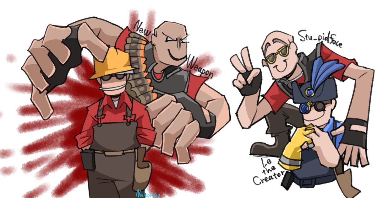 NEK0roso's tweet image. #tf2freaks #tf2freakshow