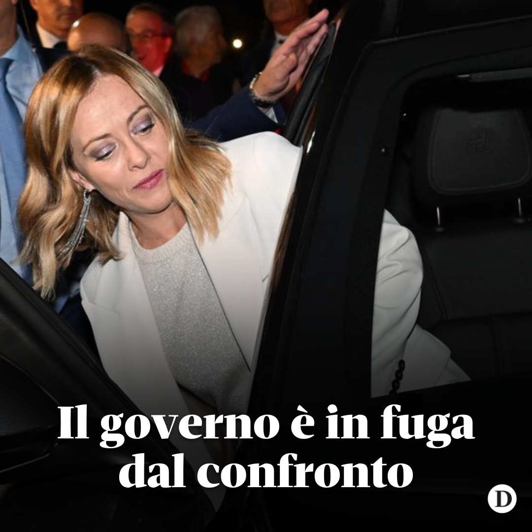 Appena un argomento diventa scottante, il governo #Meloni segue una sola strada: la fuga. 

Qualsiasi tema complicato viene discusso il minimo indispensabile per archiviarlo il prima possibile. / 1