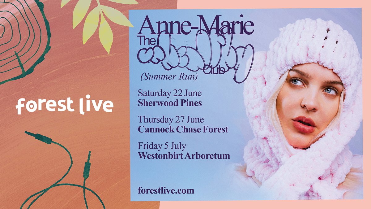 We’re excited to announce that Anne-Marie will be performing at #ForestLive24. The global pop star will bring her incredible live show to Cannock Chase Forest, Sherwood Pines and Westonbirt Arboretum. On sale this Friday, 24 November at 9am: forestlive.com