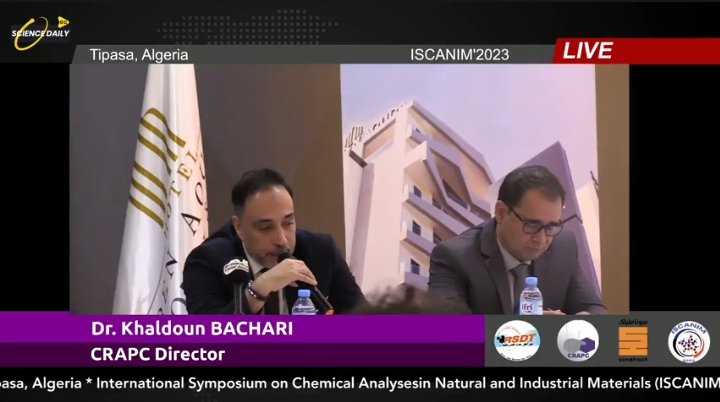CRAPC_Centre's tweet photo. 🎥🎬رابط البث المباشر لـ:
🔵International Symposium on Chemical Analyses in Natural and Industrial Materials (ISCANIM'2023), 21st-22nd November 2023, Tipasa, Algeria
⤵️⤵️⤵️
https://t.co/BSsT7vgkkZ https://t.co/4Sxntc5mVC