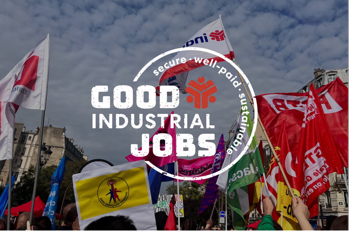 🚨🚨🚨🚨 📢 What do we want? #GoodIndustrialJobs ‼️ 📢 When do we want them? NOW‼️ @industriAll_EU launches its campaign Good Industrial Jobs 🧭 calling for a proactive 🇪🇺 industrial plan to create good industrial jobs 🏭👷 Watch the video here ⏺️⬇️ youtu.be/kWLhmAJt8EM?si…