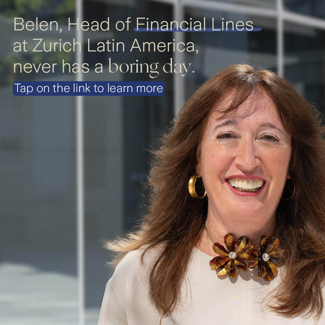 Zurich's tweet photo. Financial Lines is the least understood type of insurance, but it’s a key part of our business, and Belen Navarro Rull – Zurich Latin America’s Head of Financial Lines based – loves talking about it.
She’s also a lot of fun, too!
➡️ 🔗 https://t.co/nEXMx7c8qu
#LifeAtZurich https://t.co/tGSI1vgeea