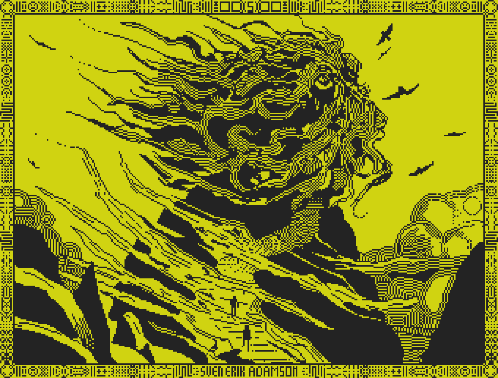 Mustlind's tweet photo. Ronimine #pixelart https://t.co/t0EqlnryD4