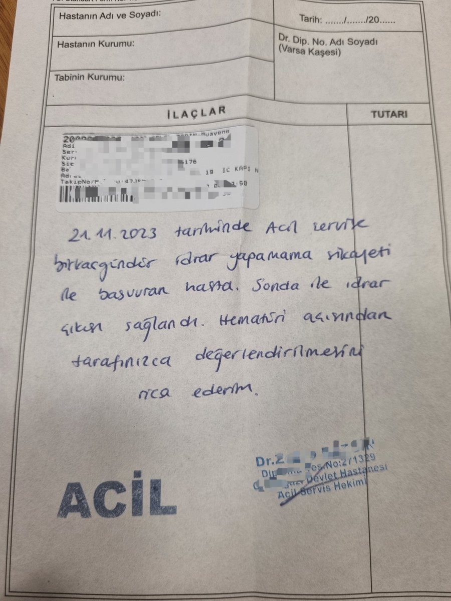 Bu kadar çok tıp fakültesi açılırsa sonunda olacağı buydu. Artık yazısı güzel olanlar bile doktor olmaya başladı, çok yazık. Yazımızı herkes okuyabilecekse doktor olmanın ne anlamı var, bitirdiniz mesleği bitirdiniz.