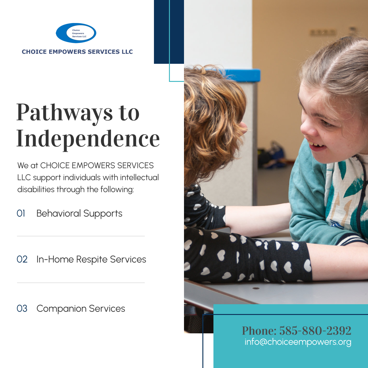 choiceempowers's tweet photo. Discover a path to independence and fulfillment today.

#Independence #HomeCare #Delco https://t.co/iDTIRGus1F