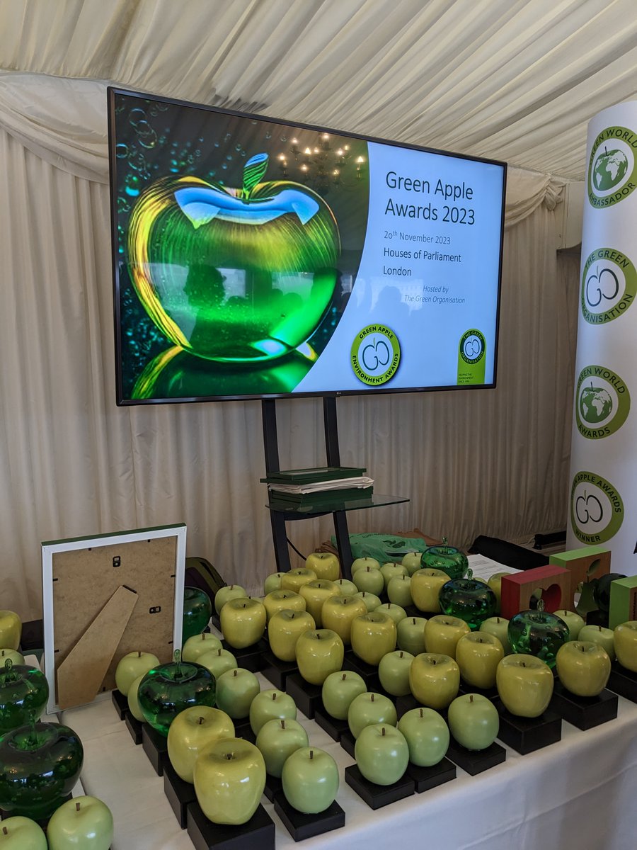 It’s not every day you get an invitation to The Houses of Parliament. Sarah James, our People &amp; Operations Manager had an invite from <a href="/TheGreenOrg/">The Green Org</a>  to be presented with our International Green Apple Award for environmental best practice in relation to our office move this year.