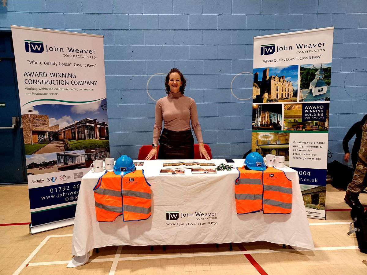 At Pentrehafod School careers fayre, inspiring the next generation for the construction sector #careersinconstruction @CITB_Wales @GoConstructUK #Swansea #construction