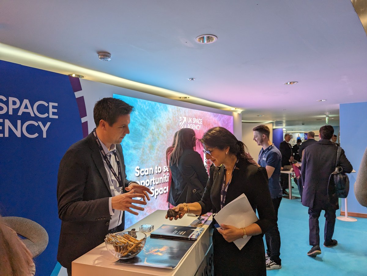 spacegovuk's tweet image. We&apos;re here at the UK Space Conference 2023! 🚀

Come to our stand to say hi!

#UKSC2023