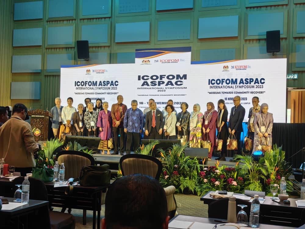 icofom_icom's tweet photo. Thank you to Malaysia🇲🇾for hosting the ICOFOM-ASPAC International Symposium on “Museums Towards Community Resilience” #icofom #icofom2023 https://t.co/BcHbPLugHt