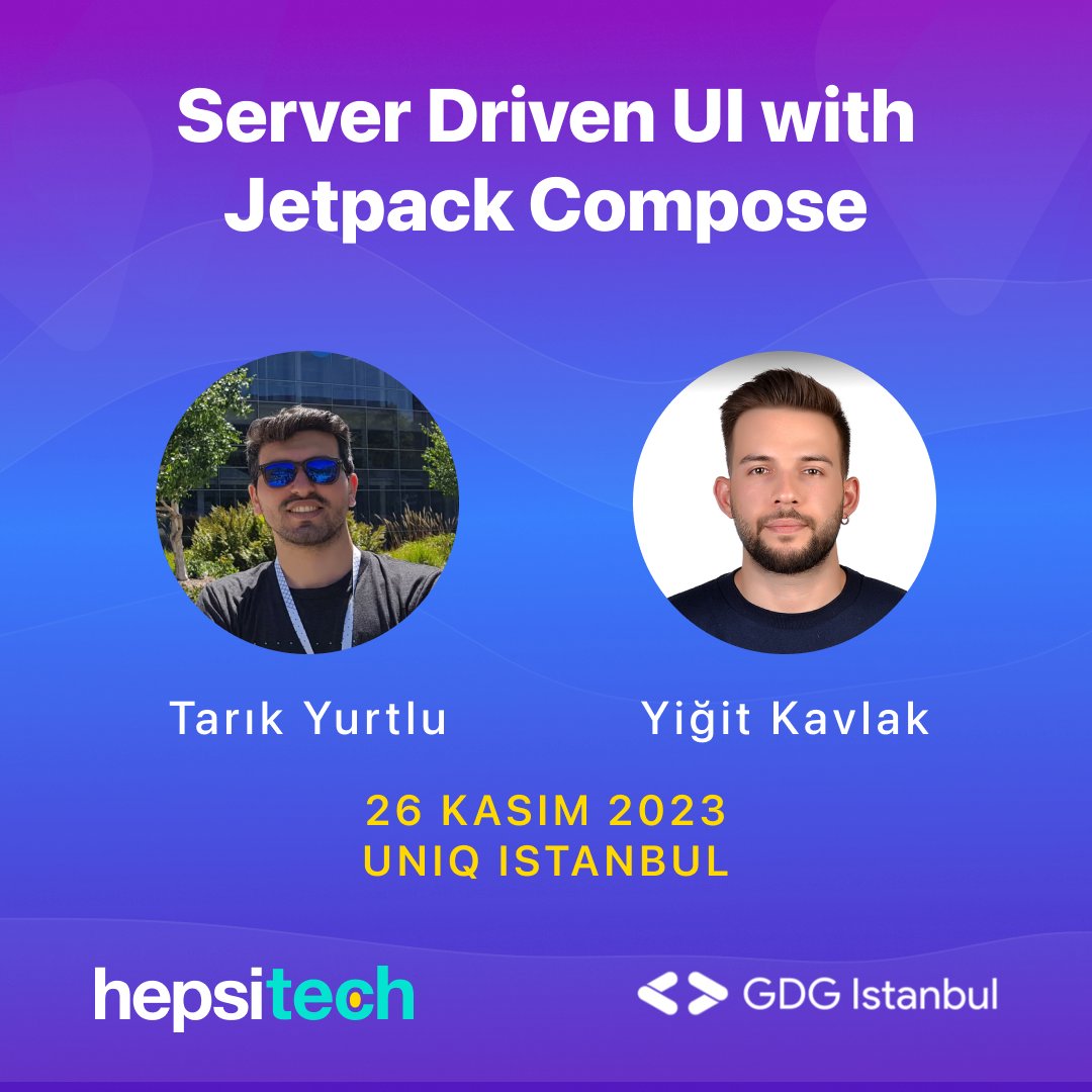 🚀 Hepsiburada Teknoloji Ekibi Olarak 2 konuşmacı ile birlikte <a href="/GDGIstanbul/">GDG Istanbul</a> Etkinliğinde Yer Alıyoruz! 🚀

26 Kasım 2023'te gerçekleşecek Devfest İstanbul etkinliğinde, Hepsiburada'dan <a href="/tarikyurtlu/">Tarık Yurtlu</a> ve Yiğit Kavlak sahnede olacak! 🎤