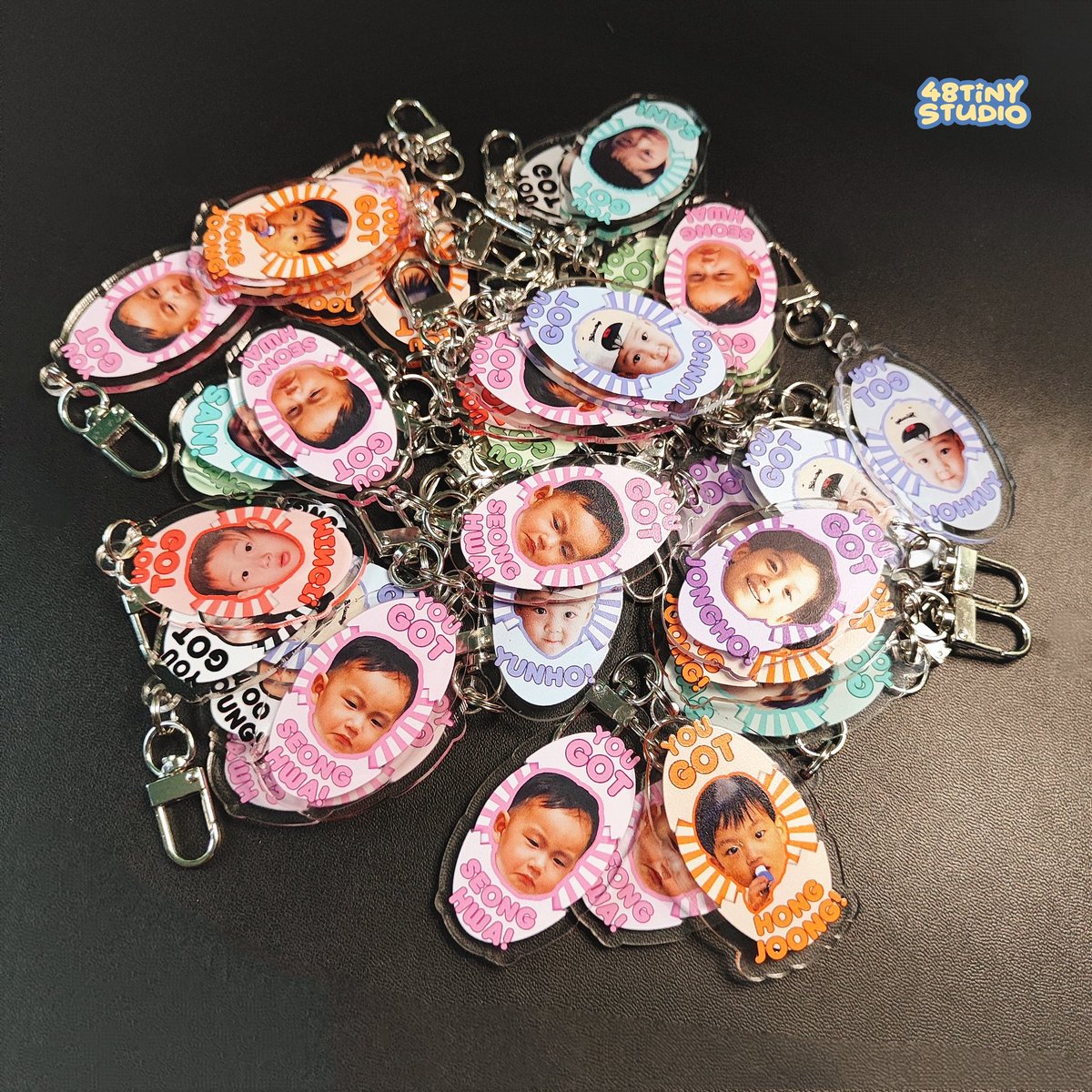 foratinystudio's tweet photo. [ #made48tiny ]

. . . 🥚 ah ! Eggs everywhere !
Our EGGTeez keycharms from our ATEEZ &amp; ATINY 5th Anniversary Kit! Did you collect them all? 🐣 https://t.co/My3ShA6zBx