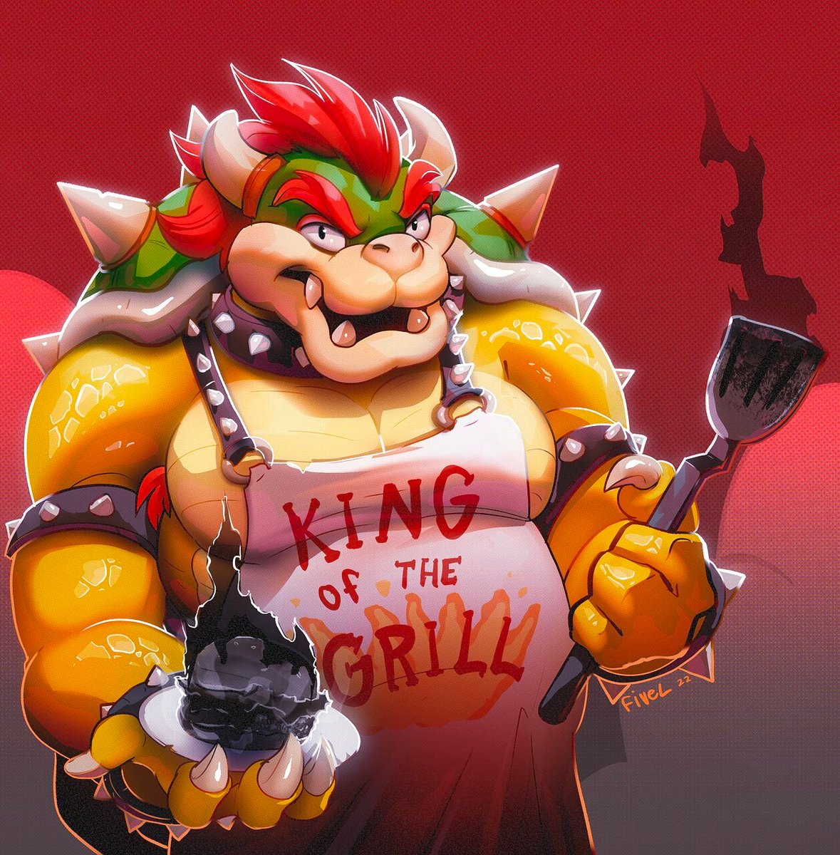 BlazingBowser's tweet photo. "Look I don't cook I destroy alright." https://t.co/HpypBJARCi