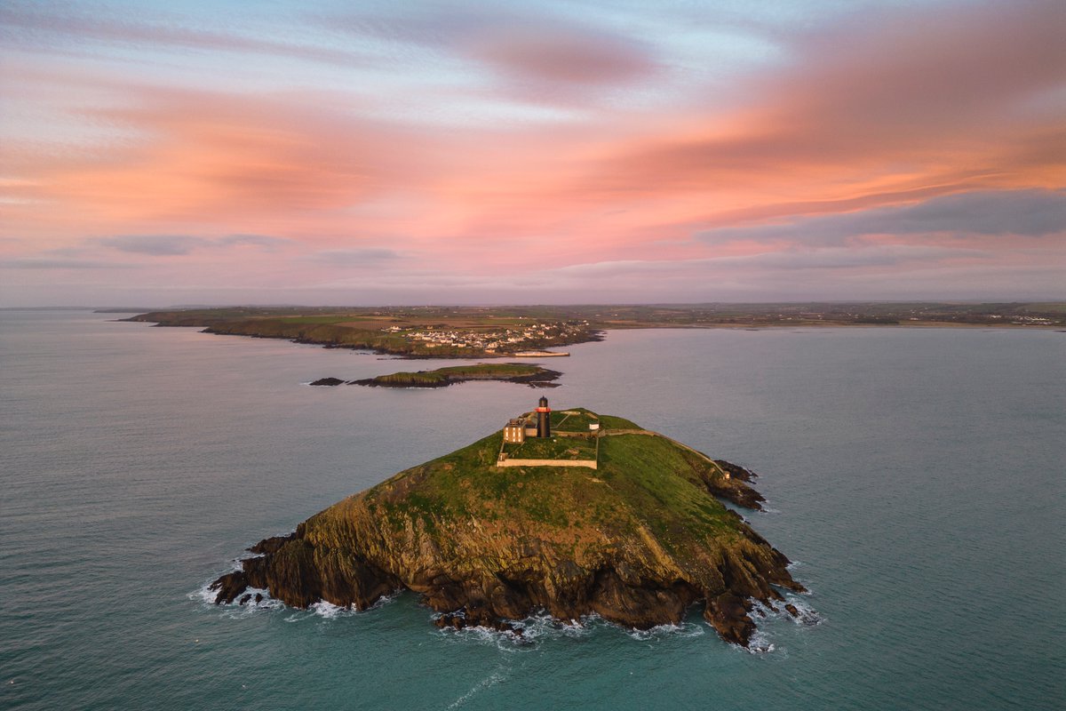 Sunrise over Ballycotton this morning.........