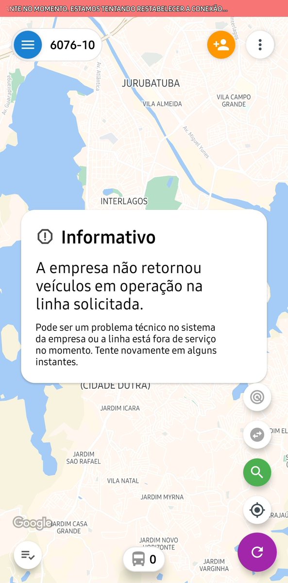 FabioGama2001's tweet photo. Bom dia @sptrans 
Venho informar que o sistema de monitoramento dos ônibus (segundo o APP Local Bus Up), o sistema de vocês está apresentando instalidade. 
Poderiam verificar
#Sptrans
#BDSP https://t.co/W9YH2uob0R
