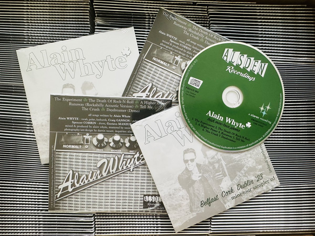 The promo sampler cd for the tour! Available to those attending the gigs in Ireland. See you there?