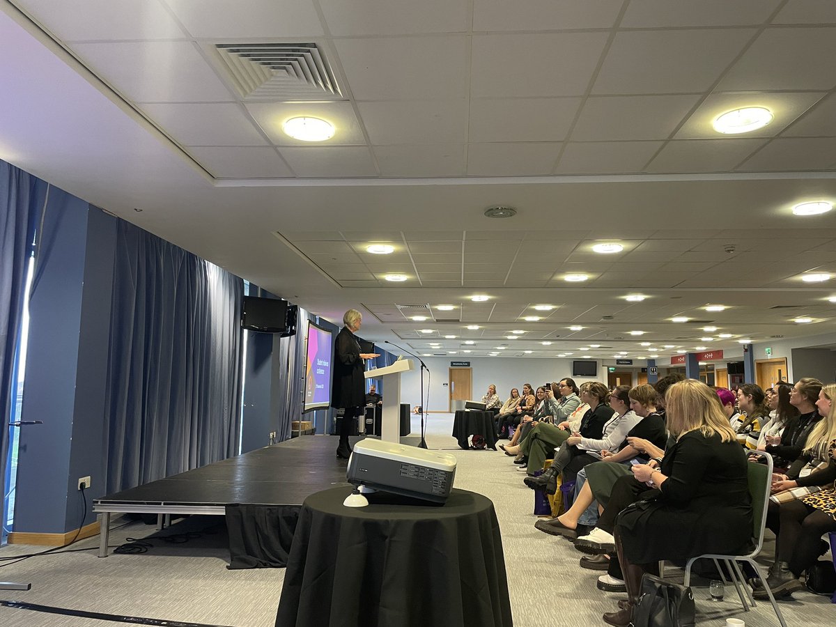 And we’re off! @GillWaltonRCM opens the first @MidwivesRCM student conference at #DoncasterRacecourse