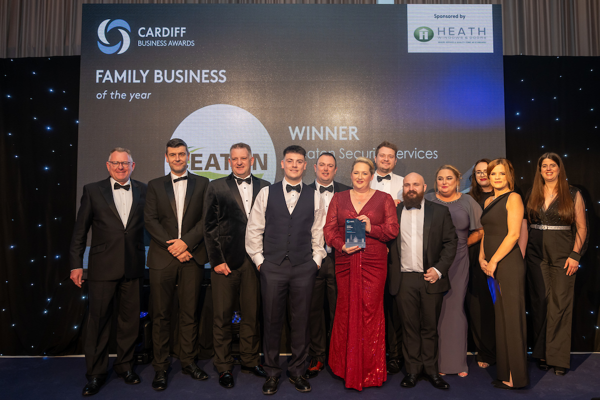 Our official Family Business of The Year portrait 💚    #CardiffBizAwards #CardiffBusinessAwards #CBA2023