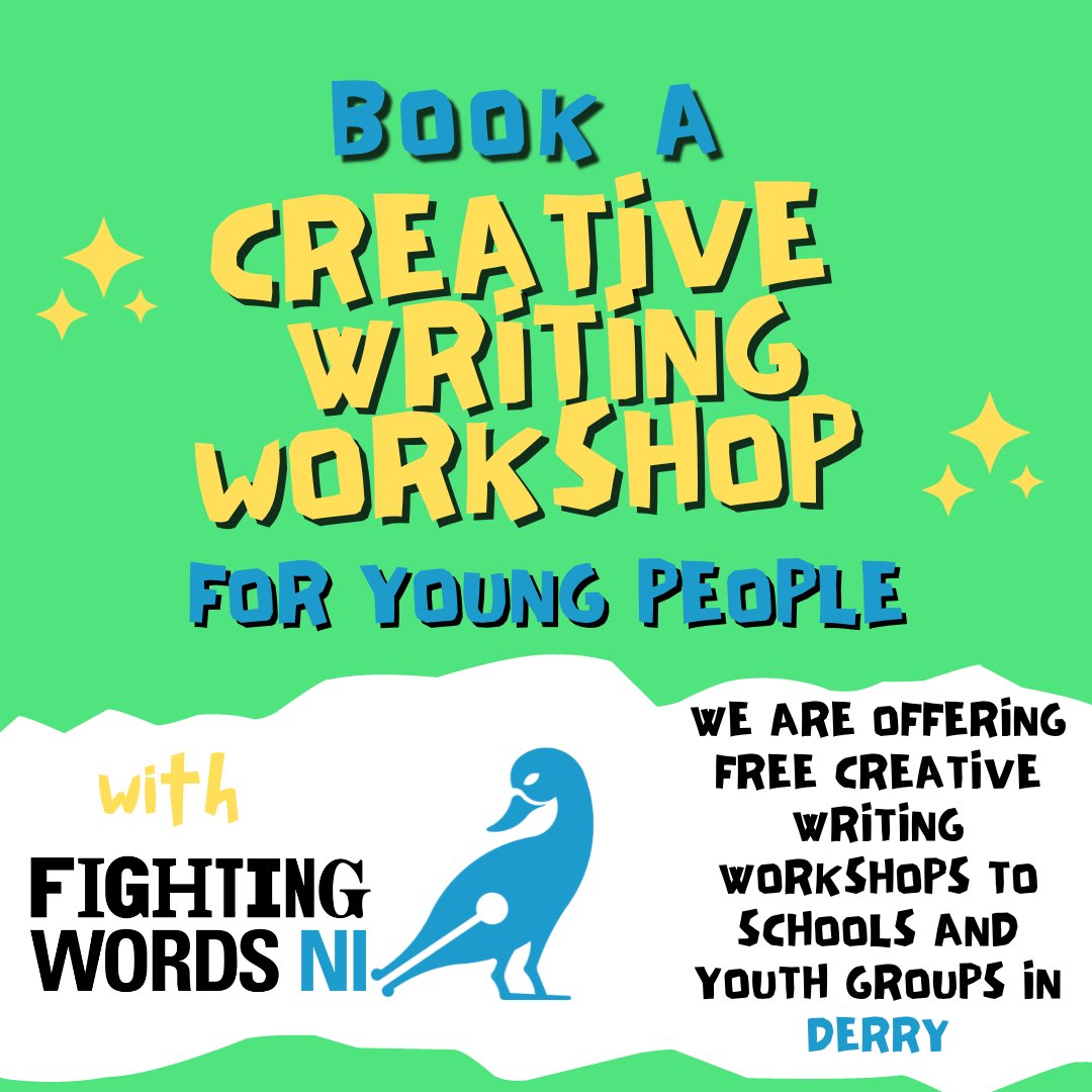 fightingwordsni's tweet image. Calling all post-primary schools and community groups in the Derry City area, bookings are open for workshops in December as part of our Story Seeds project!
fightingwords.co.uk/story-seeds
Story Seeds is generously supported by @creativeirl
#writetoright 
#storyseeds